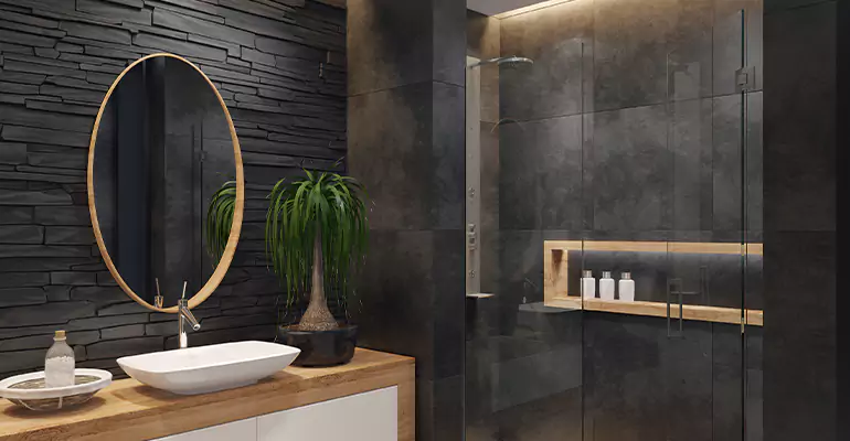 Bathroom Floor Tile Remodel in Salisbury