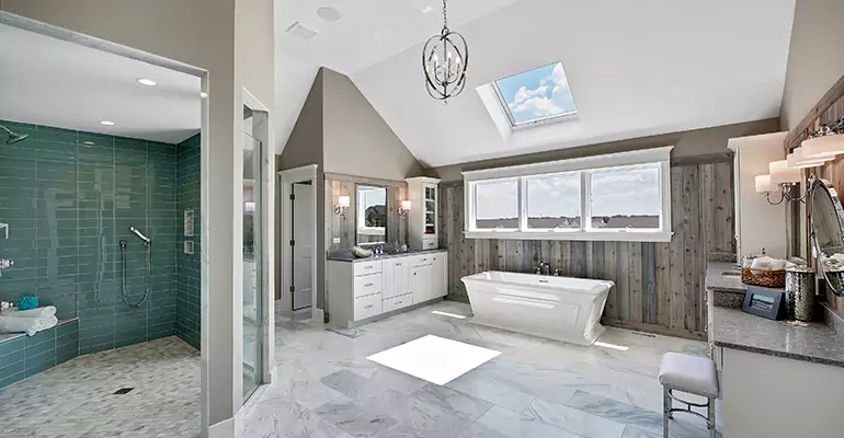 Guest Bathroom Flooring Remodel in Salisbury