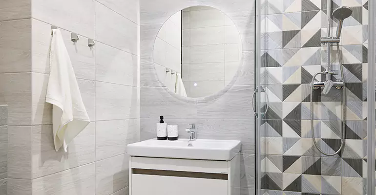 Small Master Bathroom Remodel in Salisbury