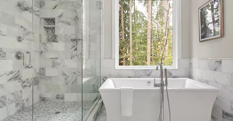 Bathtub to Tile Shower Conversion in Salisbury